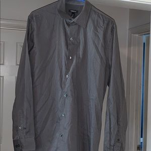 Van Heusen Pin Stripe Dress Shirt Men’s Size M